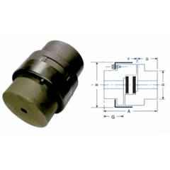 Fenner Essex Jaw Cushion Coupling, Pilot Bore, Size: F0276 P