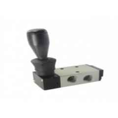 Aerotac 1/4 inch 5/2 Way Hand Lever Valve, 4H 210-08