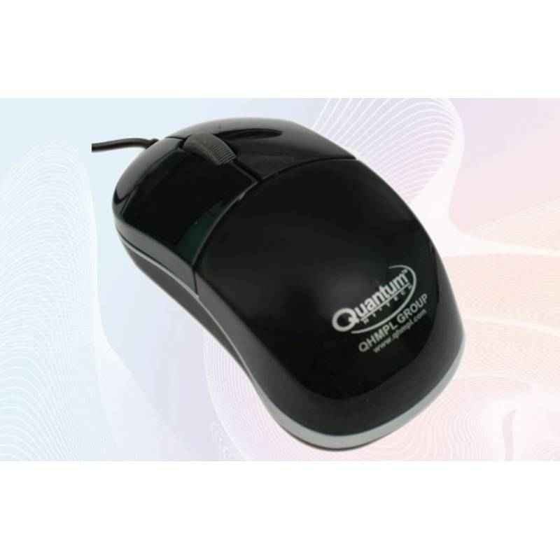 Quantum QHM295 Black Wired USB Mouse