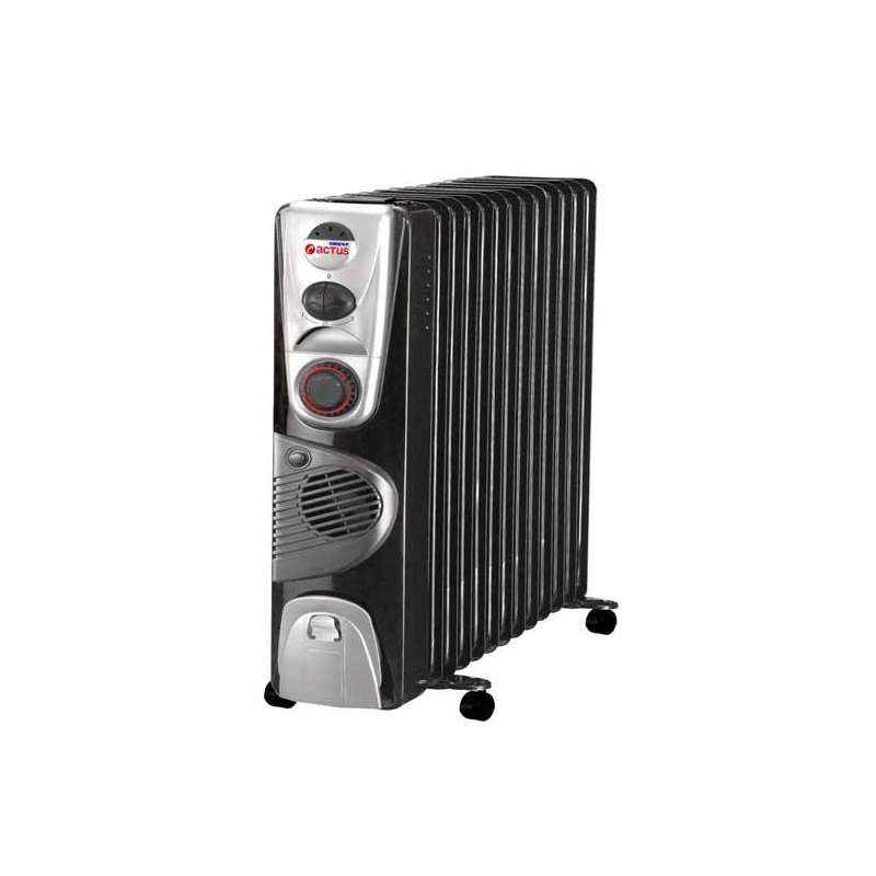 Buy Orient 2900W 13 Fin Black & Silver Oil Filled Radiator with Fan and  Timer, OF1301F Online At Best Price On Moglix