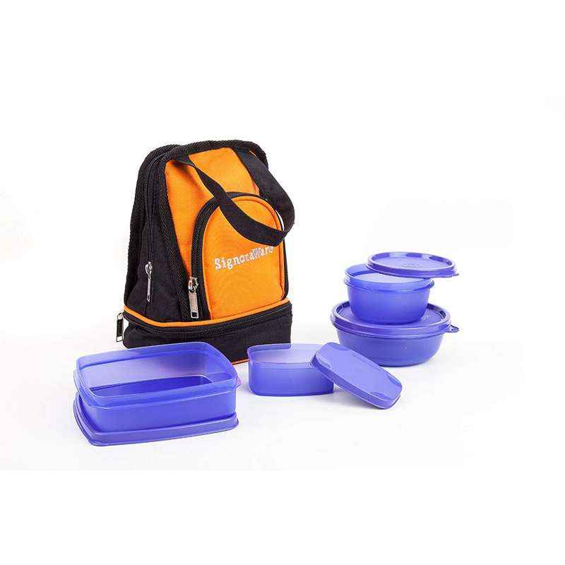 Signoraware Mauve Picnic Lunch Set with Bag, 537