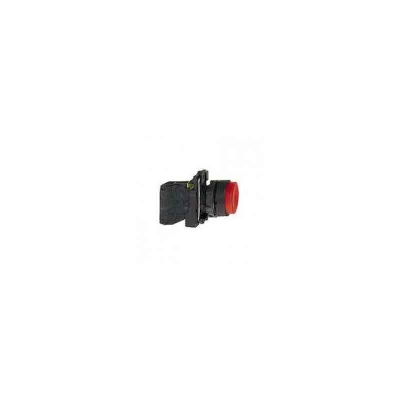 Schneider Electric Harmony 22mm Red Illuminated Flush Integral LED Type Round Push Button with Smooth Lens, XB5AW34G2N