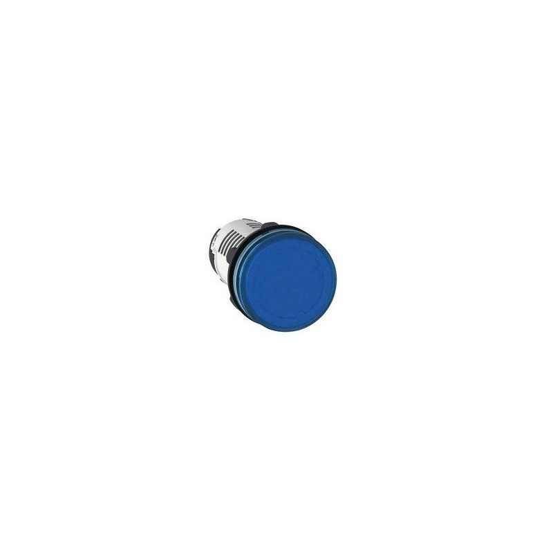 Schneider Electric Illuminated Projecting Integral LED Type Blue Push Button With Smooth Lens, XB5AW16M1N