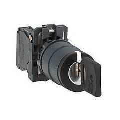 Schneider Electric Harmony XB5 1 NO Black 2 Position Stay Put Non-Illuminated Selector Switch, XB5AG21N