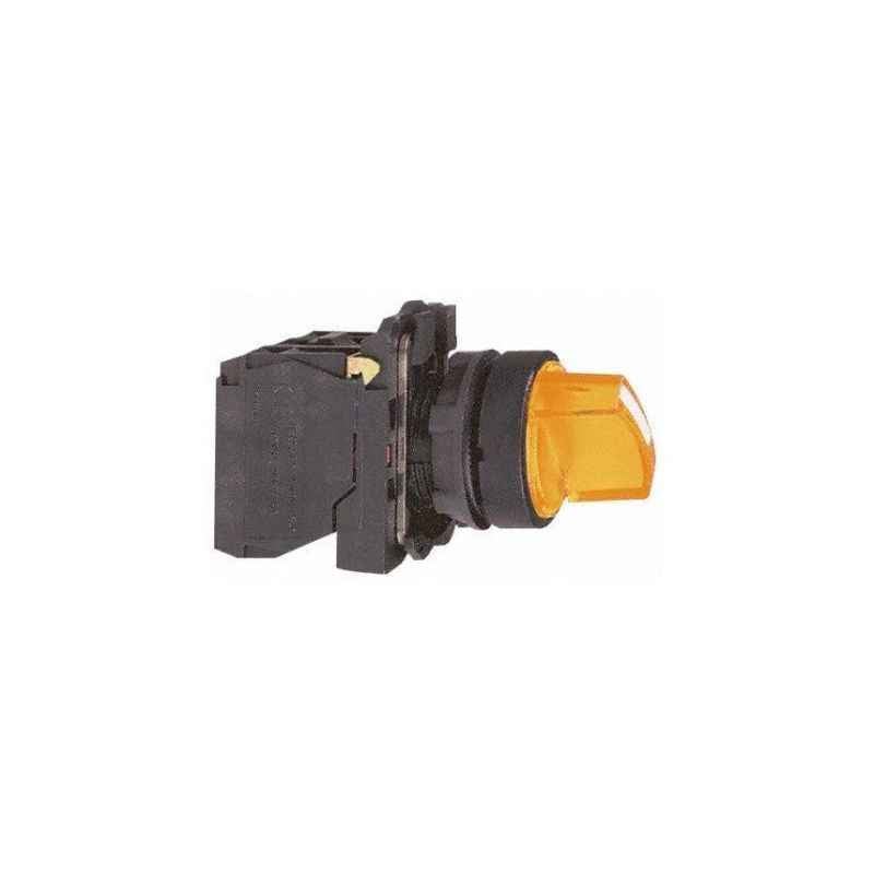 Schneider Electric 24V Green Illuminated Selector Switch, XB5AK153B3N