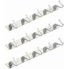 Doyours 3 Pieces 5 Prong Multipurpose Hook Rail Set, DY-1244