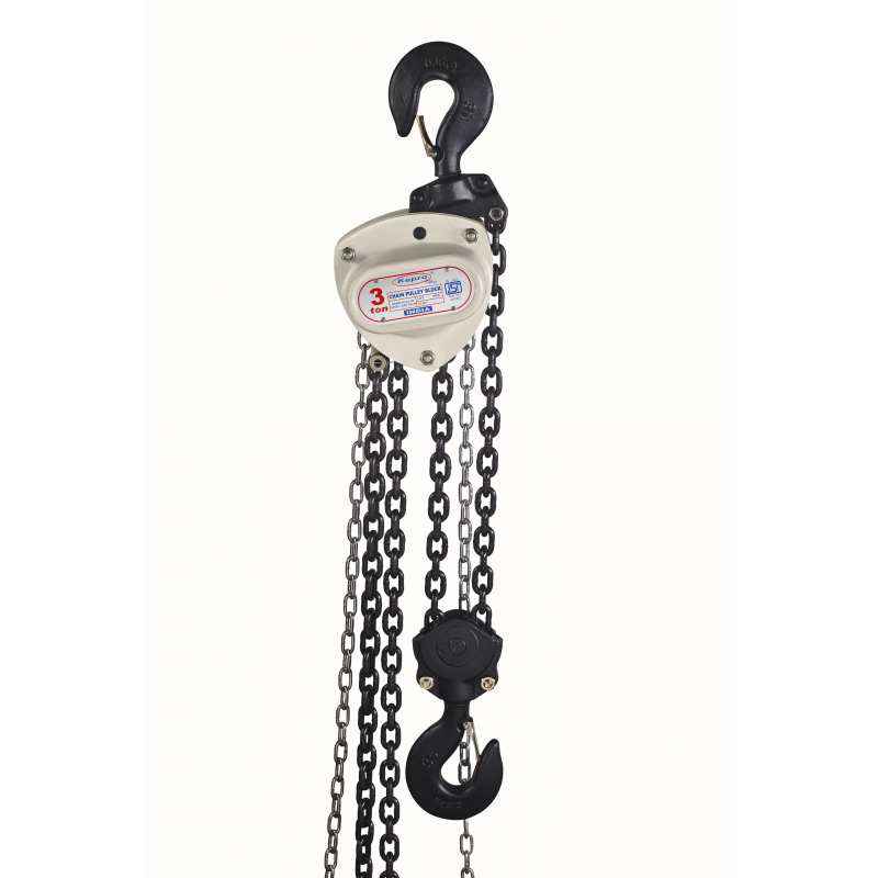 Kepro Plus ISI Marked 7.5 Ton 3m Lift Chain Pulley Block, KP075303