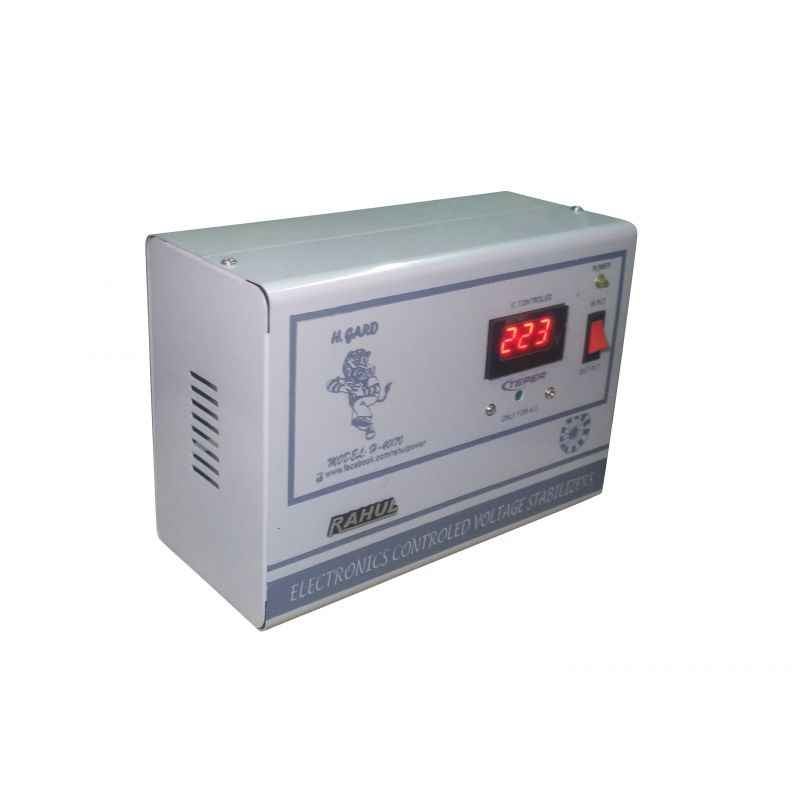 Rahul H-2140 c2 Digital 1.5kVA/6A/140-280V 3 Step Mainline Use Up to 1.5kVA Load Automatic Copper Digital Stabilizer