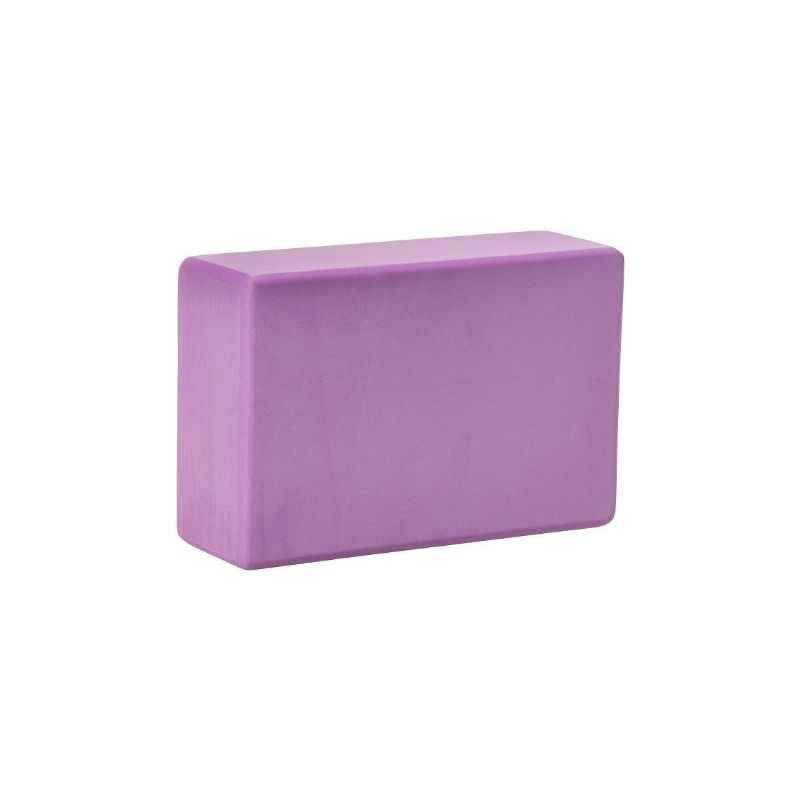 Strauss Purple Yoga Block, Size: M