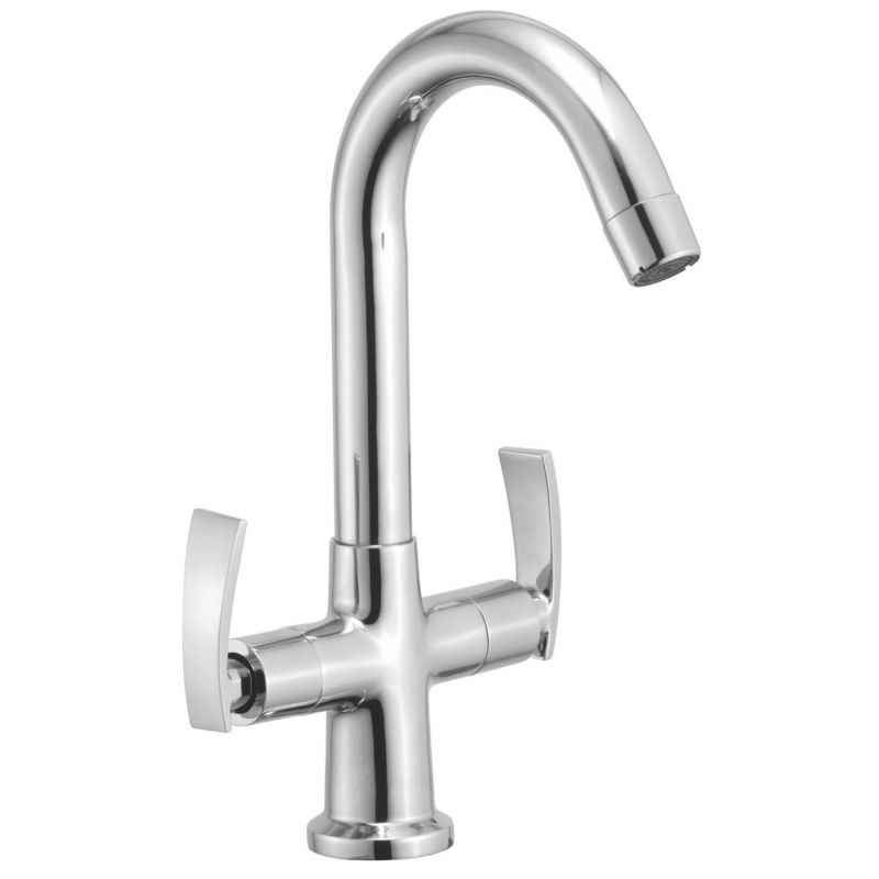 Kamal Centre Hole Basin Mixer- Vista with Free Tap Cleaner, VST-2546