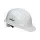 Karam White Safety Helmets with Plastic Cradle, PN 501 (Pack of 10)