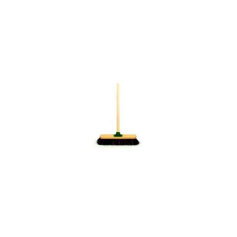 Amsse WHB 1001 18 inch Wooden Floor Brush Hard with Handle