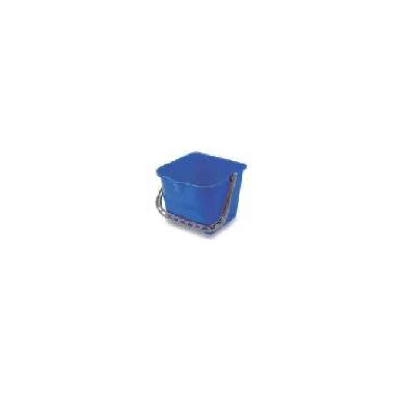 Amsse PSB 15 1001 15L Blue Plastic Square Bucket with Measurements