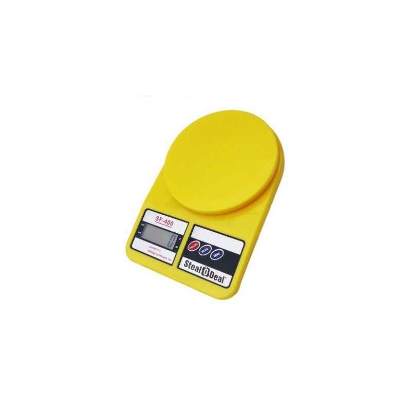 Stealodeal 7 Kg Yellow Electronic Kitchen Weighing Scale, SF-400