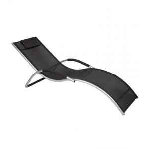 Ventura VF 770505 Sliver & Black Lounge Chair