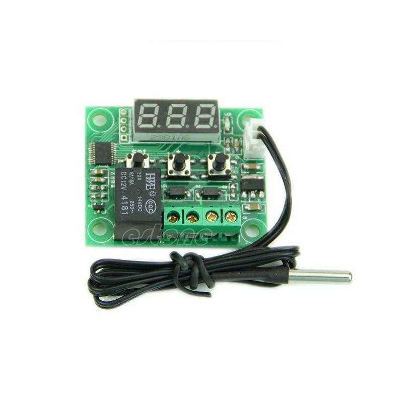 Techtonics W1209 12V Digital Temperature Controller Thermostat Switch, TECH1477