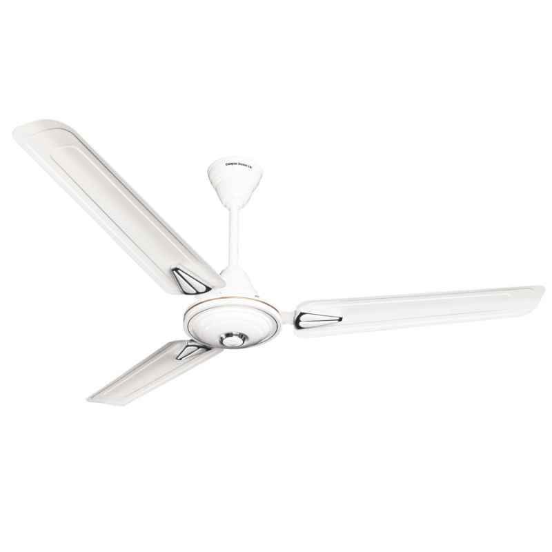 Crompton Greaves Briz Air Deco Economy-Deco Ceiling Fans Opal White Sweep 1200mm
