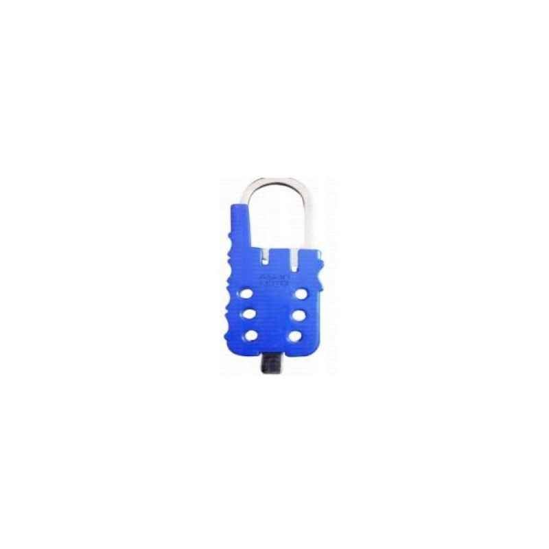 Asian Loto ALC-MLTH-B Multipurpose Metallic Lockout Hasp in Blue Colour with Identifiable Label