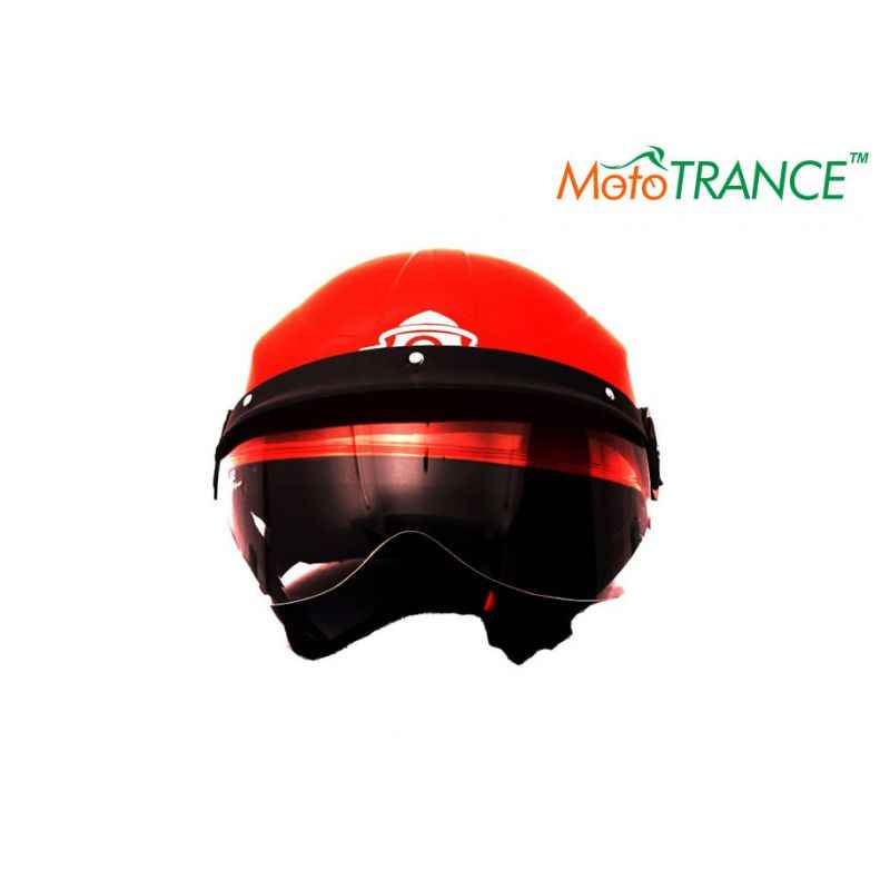 Mototrance Red Stylo Macho Open Face Helmet