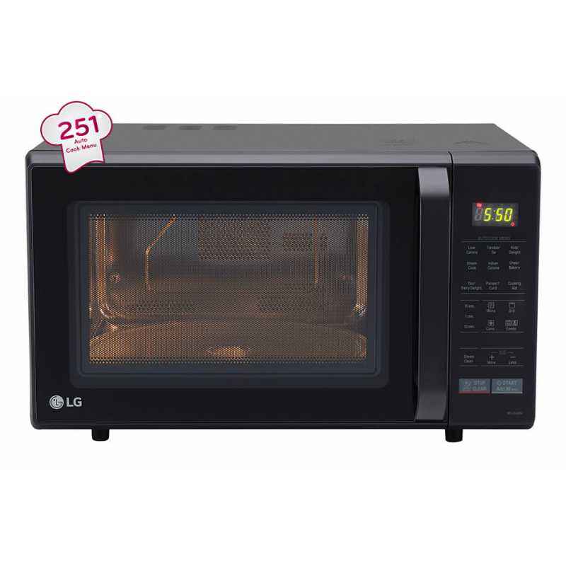 LG 28 Litre Black Convection Microwave Oven, MC2846BV