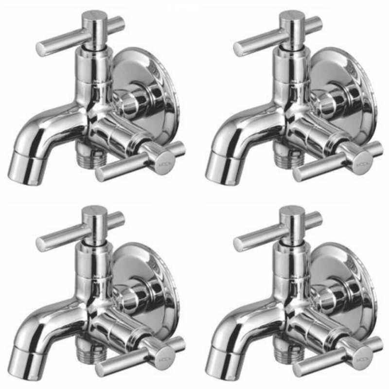 Snowbell Tarim Brass Chrome Plated 2 in 1 Bibcock (Pack of 4)
