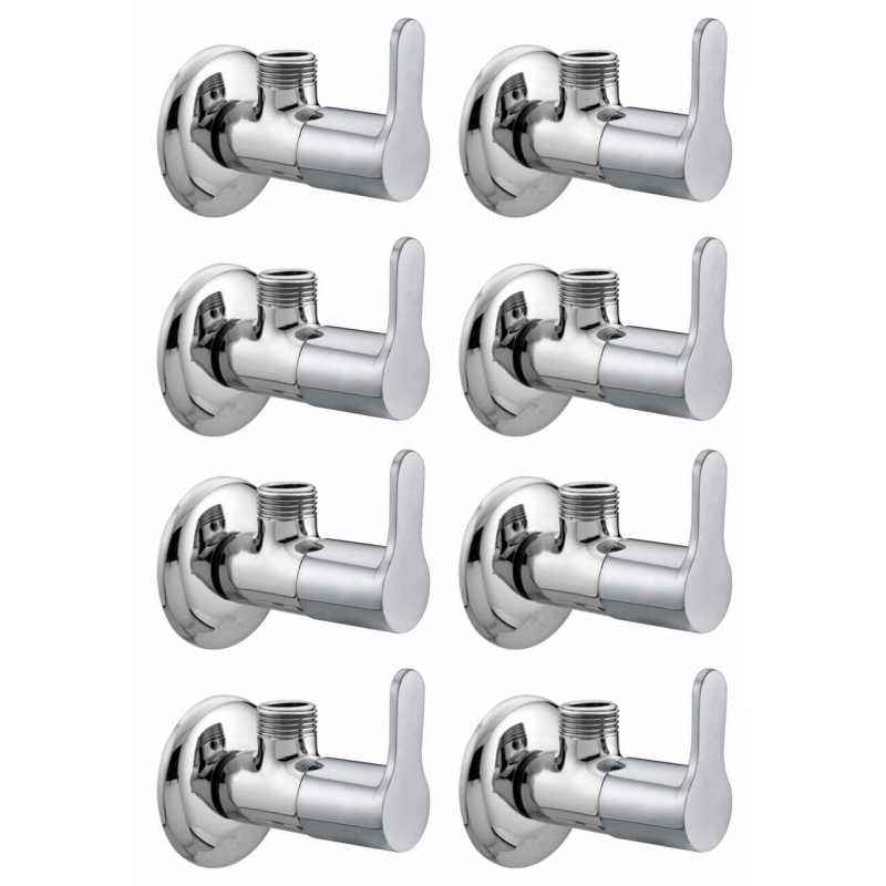 Snowbell Fusion Brass Chrome Plated Angle Faucet (Pack of 8)