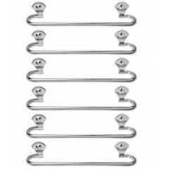 Abyss ABDY-1162 24 Inch Glossy Finish Stainless Steel Towel Rail (Pack of 6)