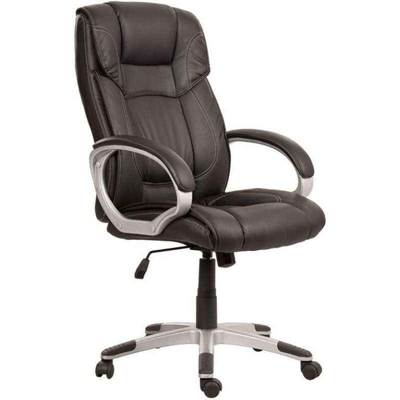 Mezonite Black High Back Synthetic Leatherette Office Chair
