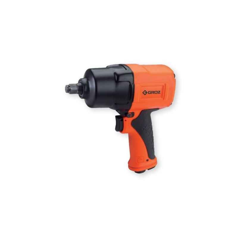 Groz 1/2 Inch Pro+ Series Air Impact Wrench, IPW/1-2/PRM