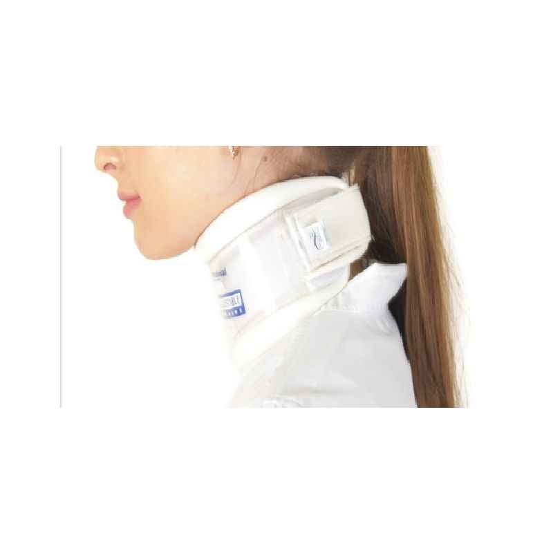 Hiakan HI 102A Classic White Hard Cervical Collar, Size: M