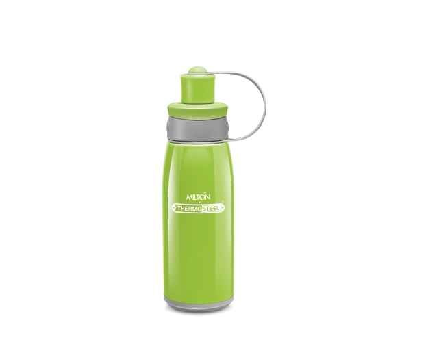 Buy Milton Thermosteel Bravo 400ml Green Water Bottle, M1118-MTBG