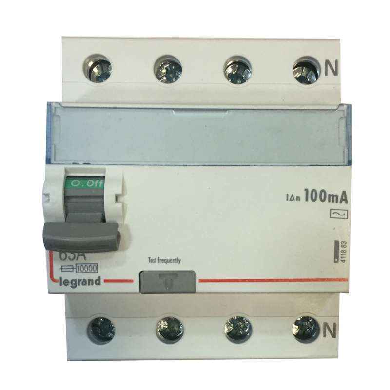 Legrand 63A DX³ 4 Pole RCCBs for AC Applications, 4118 83
