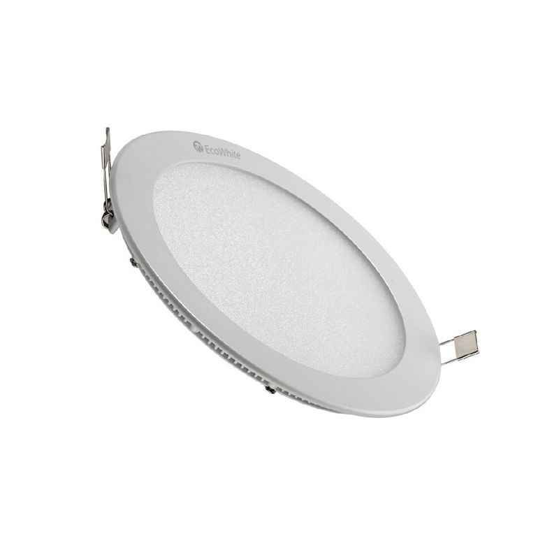 EcoWhite 3W Cool White Round Slim Panel Light, EWDSL3R (Pack of 2)