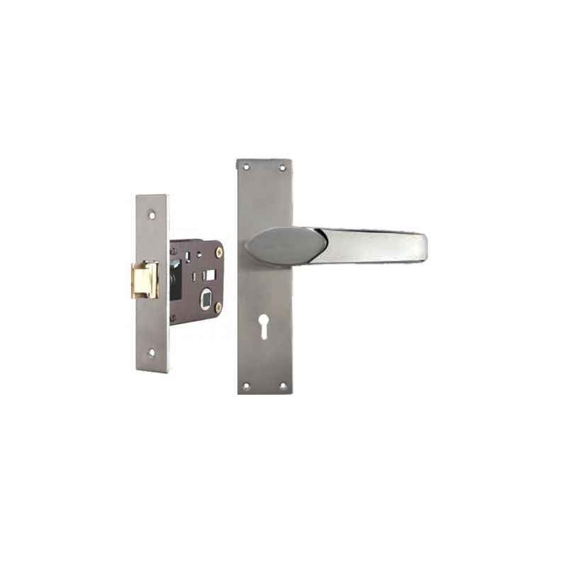 Plaza Verna Stainless Steel Finish Handle with 200mm Baby Latch Keyless Lock