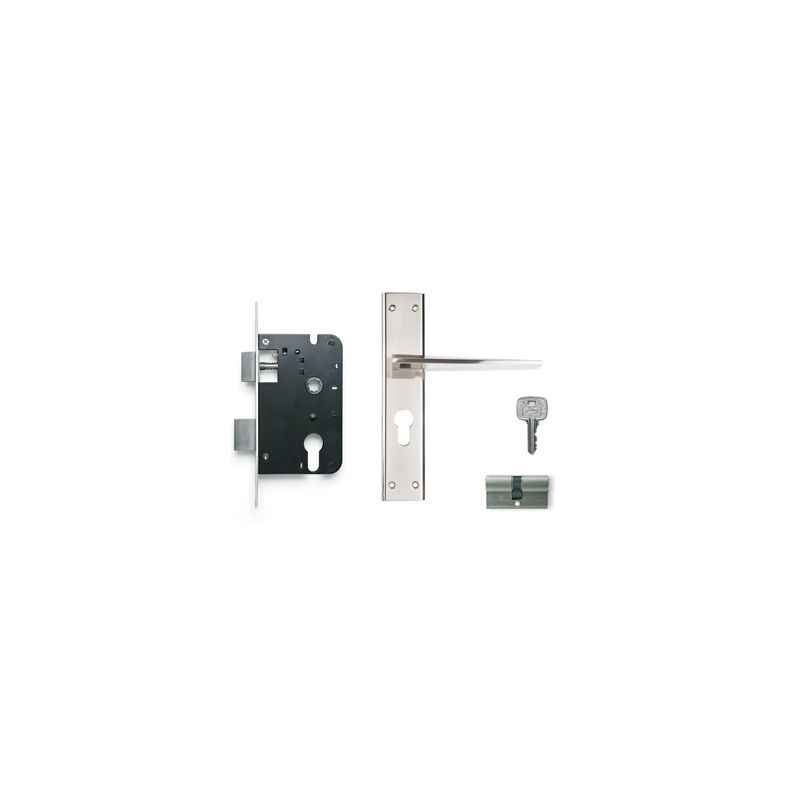 Godrej NEH 08 240mm 2C Door Handle with Lock Set, 6762
