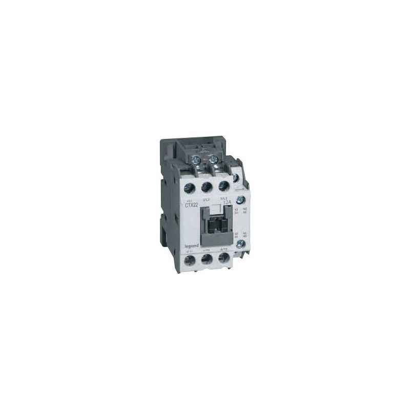 Legrand 3 Pole Contactors CTX³ 22 Integrated Auxiliary Contacts 1 NO + 1 NC, 4160 80