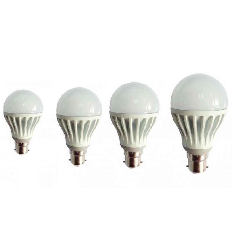 EGK (3W,5W,7W,12W) B-22 White LED Bulbs Combo (Pack of 4)