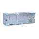 GM Flush Mounting Metal Gang Box, JM-06-004, Dimension: 210x75x52 mm
