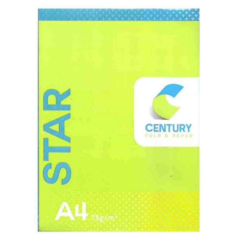 Century Star A4 Size 75 GSM Copier Paper (Pack of 4)