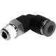 Festo QSL-1/8-10 R Thread Push-In L-Fitting, 190658