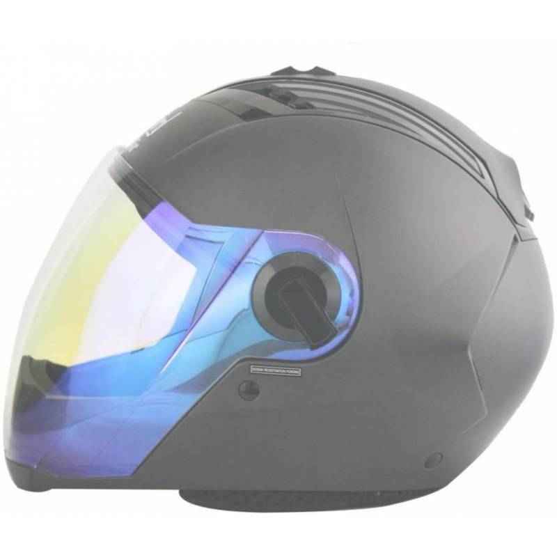 Steelbird SBA-2 Matt Honda Gray L Full Face Night Vision Helmet, Size (Large, 600 mm)