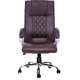 Mezonite High Back Synthetic Leatherette Brown Office Chair