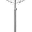 Bajaj Supreme Plus 1440rpm Grey Air Circulator Pedestal Fan, Sweep: 750 mm