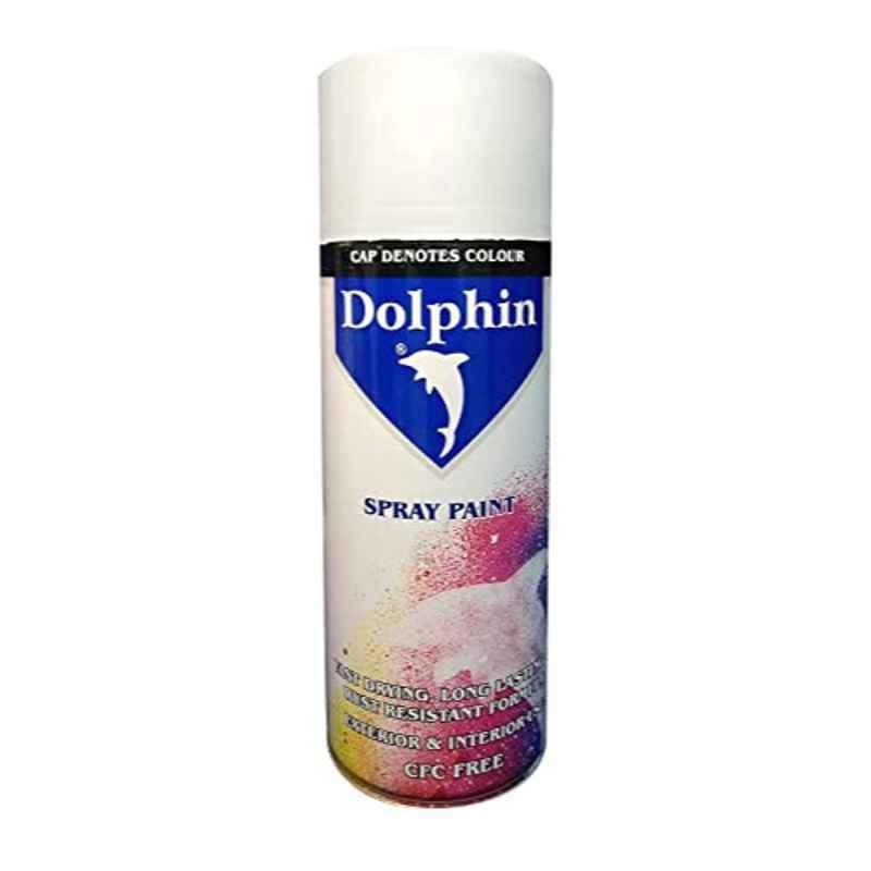 Dolphin 400ml White Glossy Spray Paint