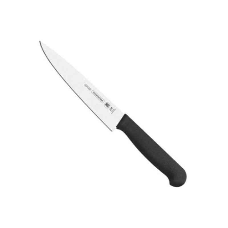 Tramontina 8 inch Stainless Steel Black & Silver Meat Knife, 7891112137707