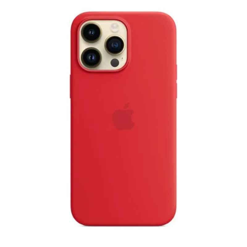 Apple Silicone Red iPhone 14 Pro Max Case with MagSafe, MPTR3ZE-A