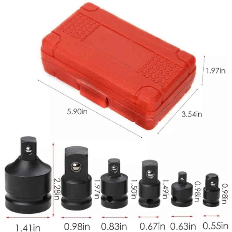 Okasta 6 Pcs Drive Impact Socket Converter Set