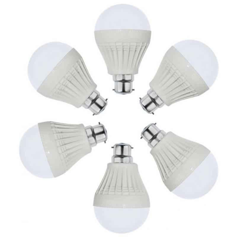 Homepro 12W B22 White LED Bulbs (Pack of 6)