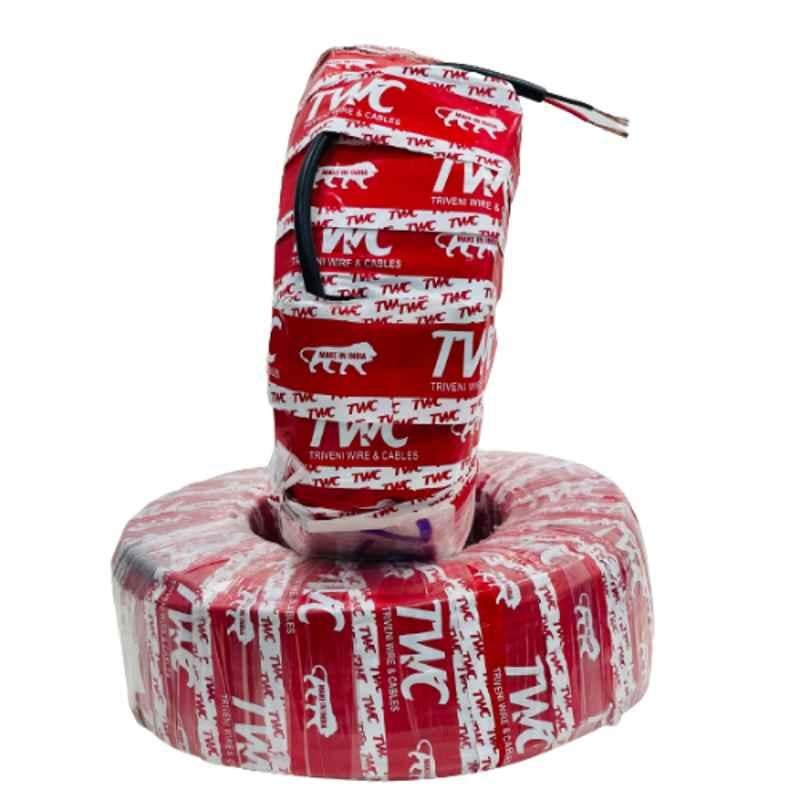 TWC Active 2.5 Sqmm X 2 Core PVC Insulated Stranded Copper Wire, TWCAMC03