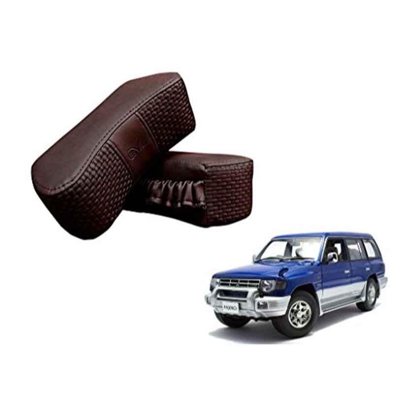 Kozdiko 2 Pcs Memory Foam Cola Neck Rest Cushion Pillow Set for Mitsubishi Pajero